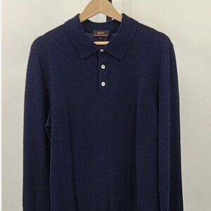 Quince Mongolian Cashmere Polo True Navy
